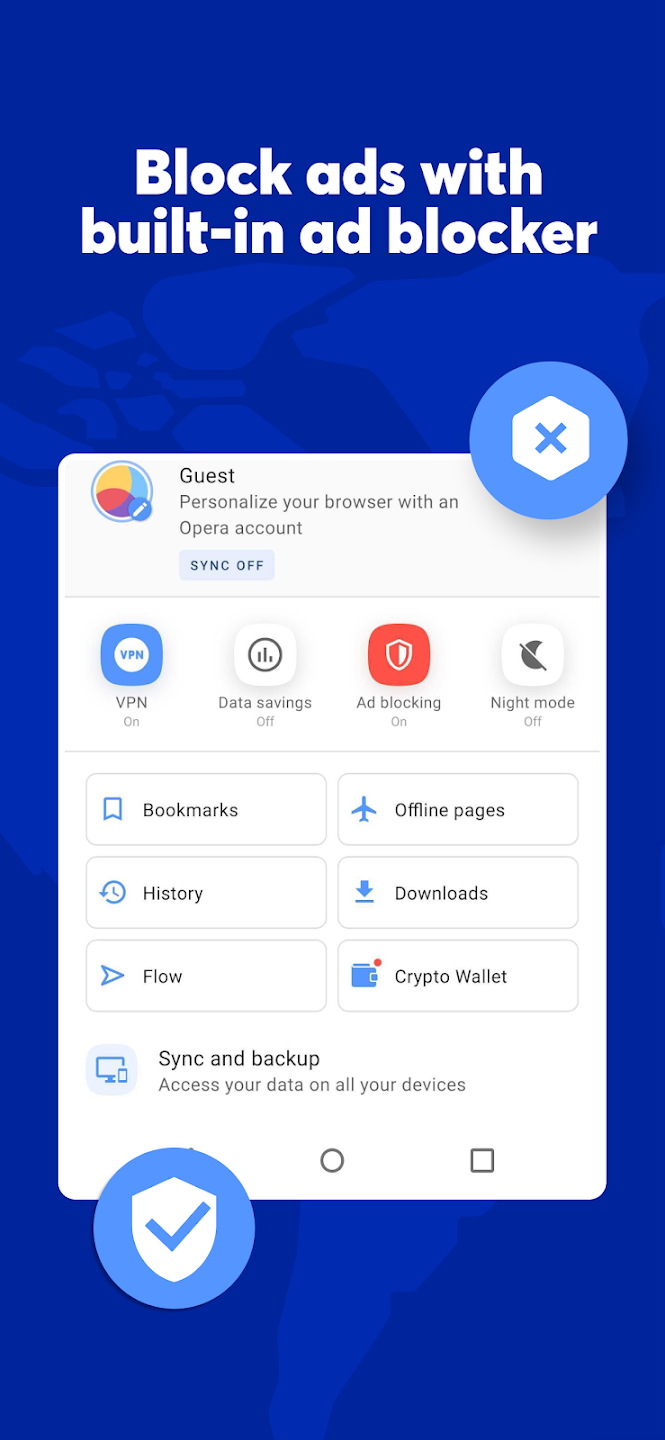 Download Opera Browser MOD APK 2025 (Fitur Tambahan)