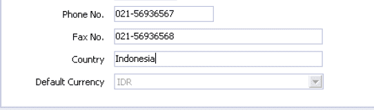 Contoh No.Fax yang sama dengan nomor telepon