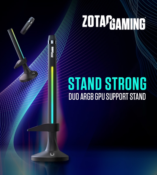 ZOTAC GAMING ARGB GPU SUPPORT STAND