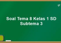 Soal Tema 8 Kelas 1 SD Subtema 3