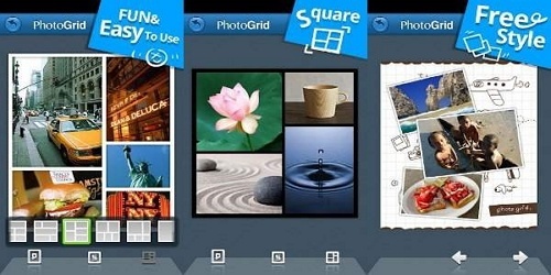 aplikasi edit foto android Photo Grid