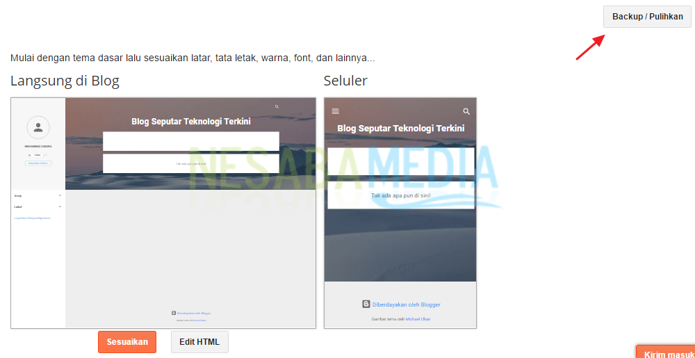 Cara Membuat Blog Gratis