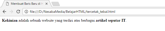 Cara Membuat Tulisan Miring dan Tebal di HTML dengan Mudah
