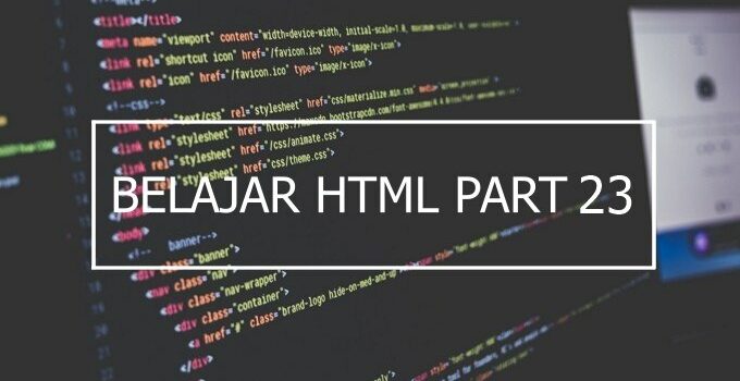Belajar HTML Part 23: Penggunaan Tag Col, Colgroup dan Caption pada Tabel HTML