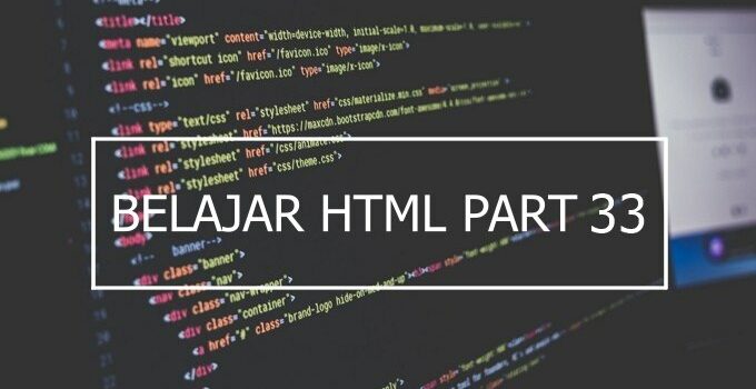 Belajar HTML Part 33: Penggunaan Input Type File, Atribut Accept Dan Input Type Image pada Form HTML