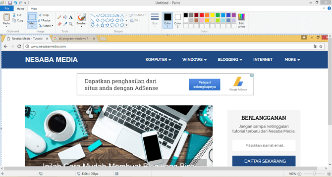 cara screenshot di laptop dengan mudah