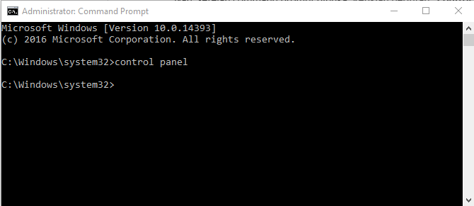 Command Prompt sebagai administrator