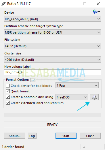 cara setting boot device priority flashdisk