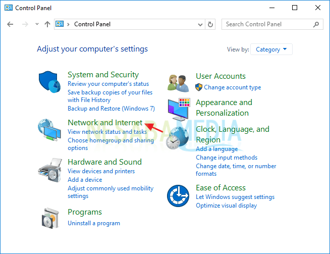 mengaktifkan file and printer sharing