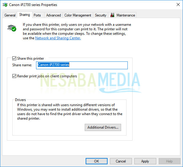 Cara Sharing Printer di Windows 7, 8 dan 10 Lengkap+Gambar