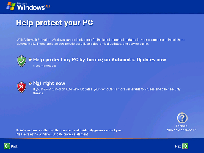 windows update windows xp