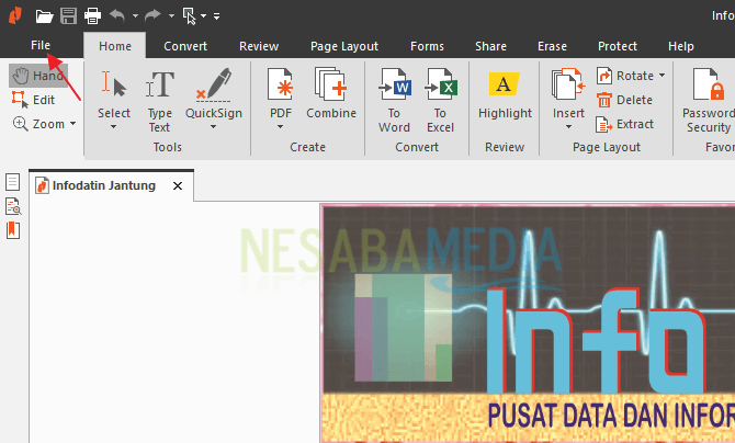 kompress PDF dengan nitro 2