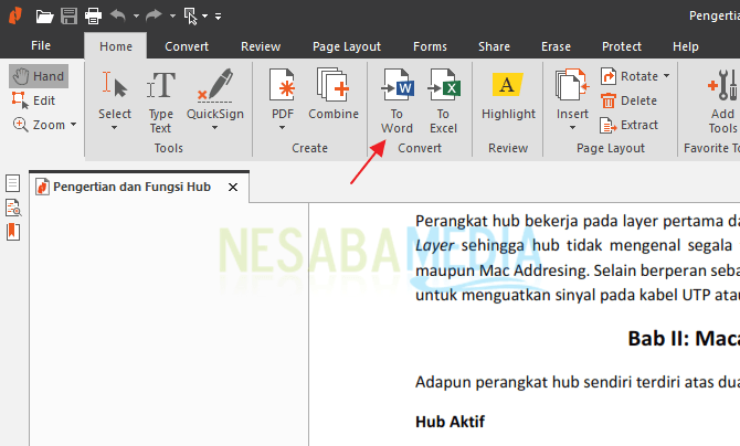 convert pdf ke word dengan nitro