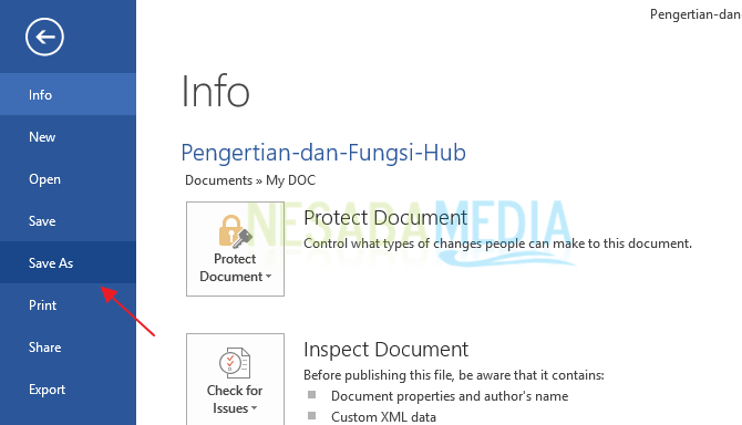 Cara membuat PDF di laptop