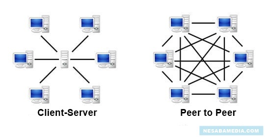 Hasil gambar untuk jaringan peer to peer