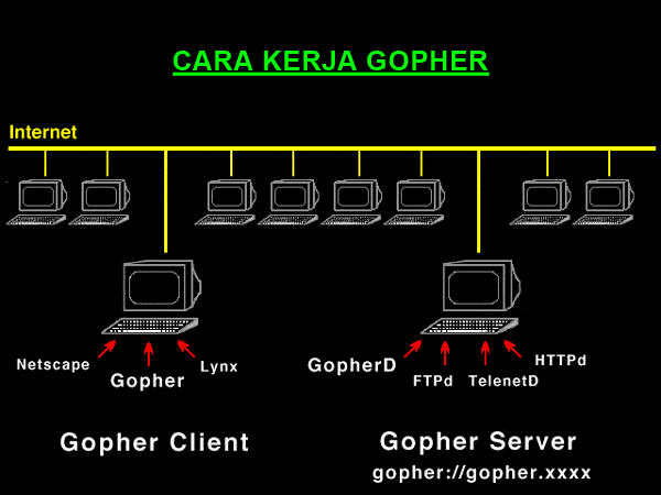 pengertian gopher dan cara kerja gopher