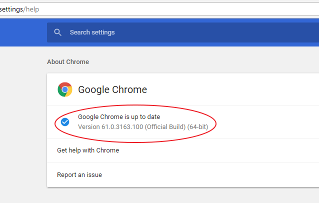 update browser chrome 2