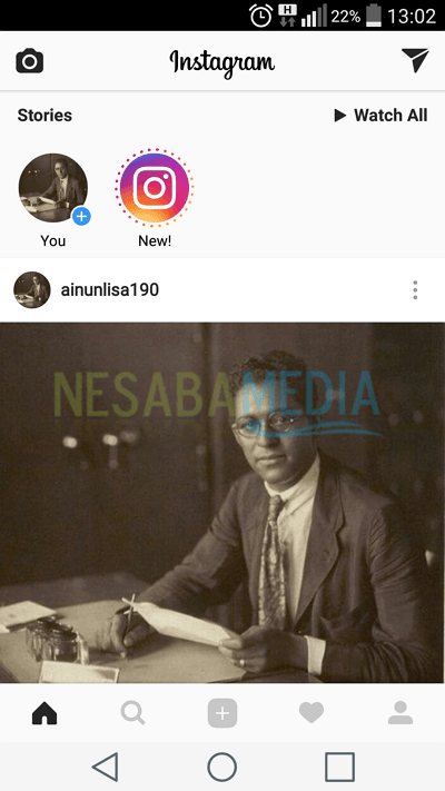 akun instagram anda sudah berhasil dibuat