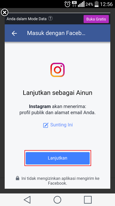 cara membuat instagram