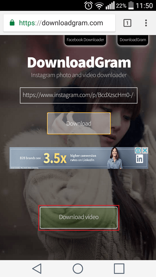 cara download video di instagram