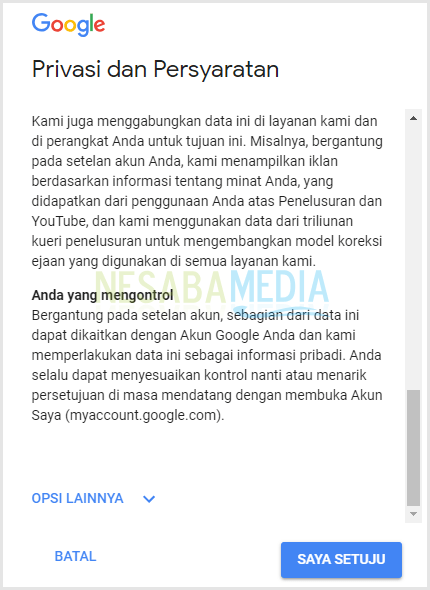 membuat email baru 5