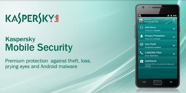 Tampilan Kaspersky Mobile Antivirus