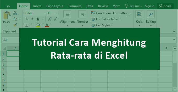 Cara Menghitung Rata-rata di Excel