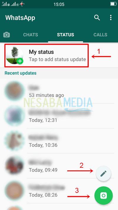 Cara Membuat Status di Whatsapp