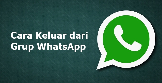 cara keluar dari grup whatsapp