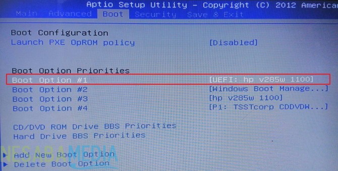 Setting BIOS