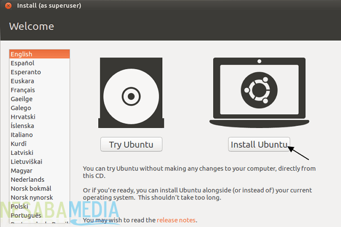 install ubuntu