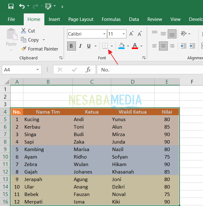 5 Cara Memindahkan Tabel Dari Excel Ke Word (100% Rapi)