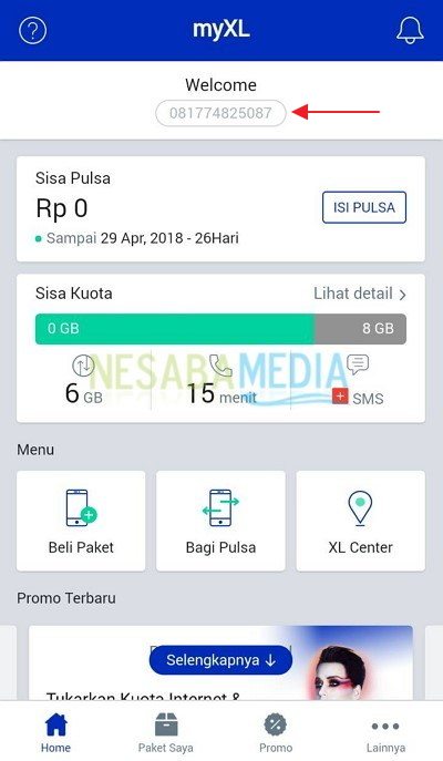 4+ Cara Cek Nomor XL Mudah, Gampang dan Cepat