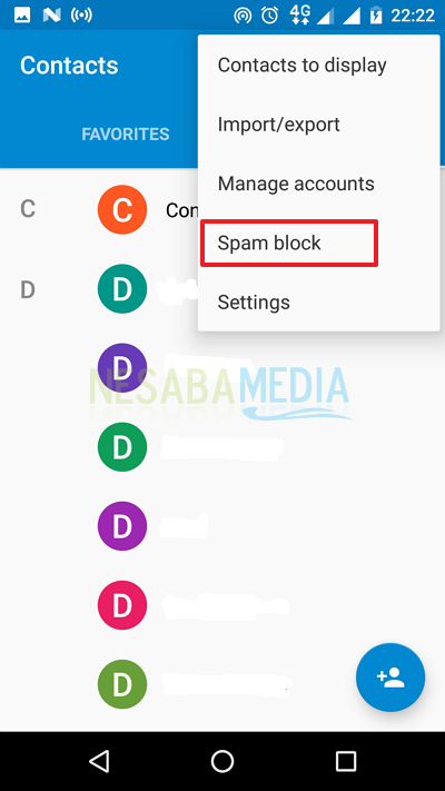 klik Spam block