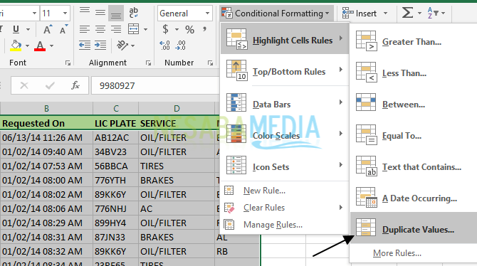 Cara Menghapus Data Ganda (Duplikat) di Excel