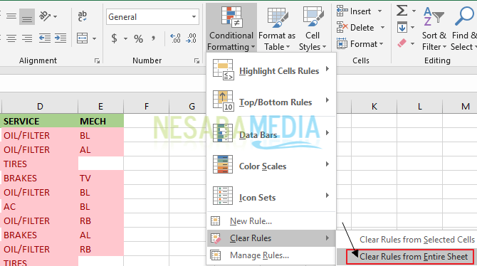 Cara Menghapus Duplikat di Excel