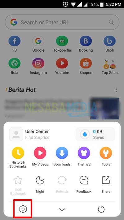 cara mematikan adblock di android