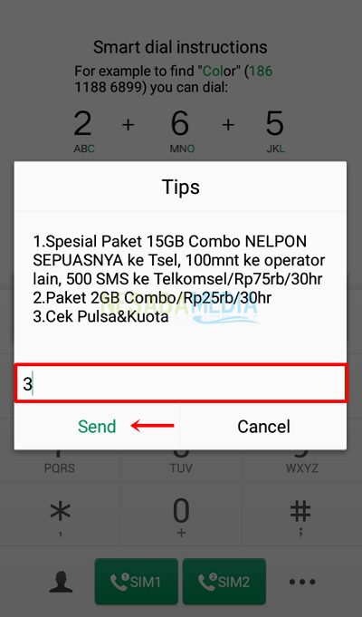 cara cek pulsa simpati dan telkomsel