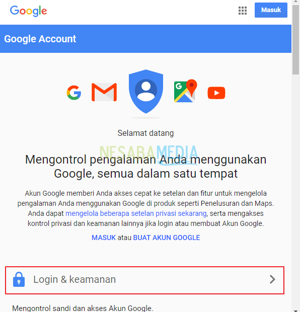 cara mengganti password akun google