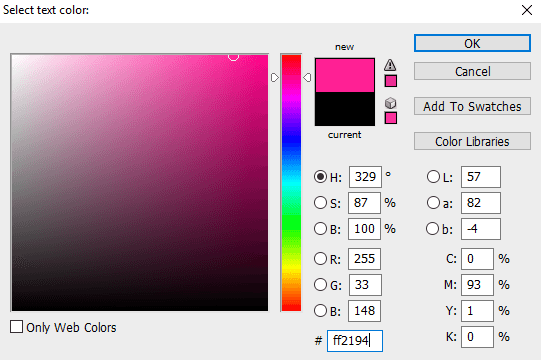 Langkah d2 - pilih warna