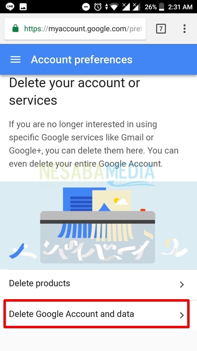 bagaimana cara menghapus akun google secara permanen 