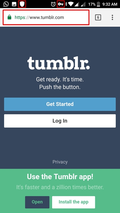 test access tumblr in chrome