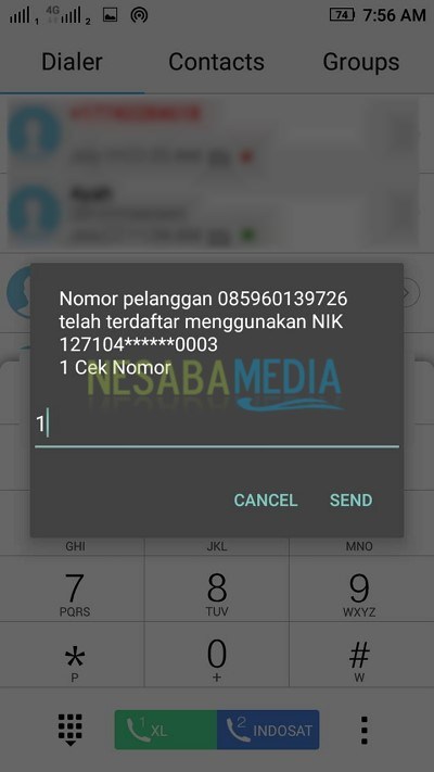 cara registrasi kartu xl