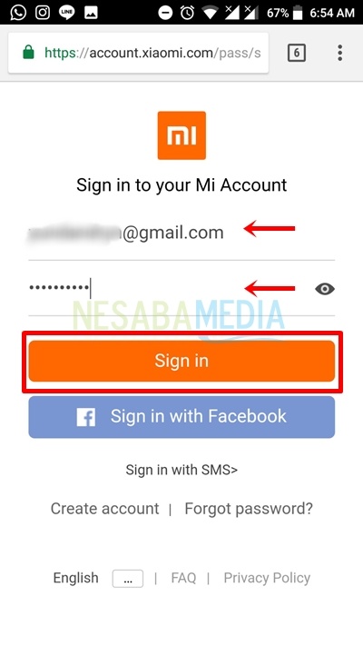 sign in by email