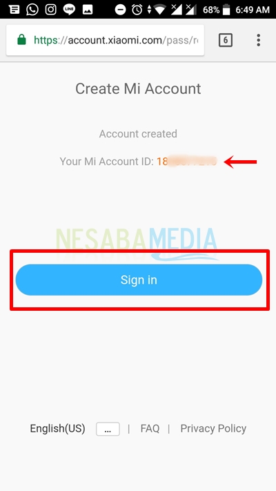 sign in to ur account
