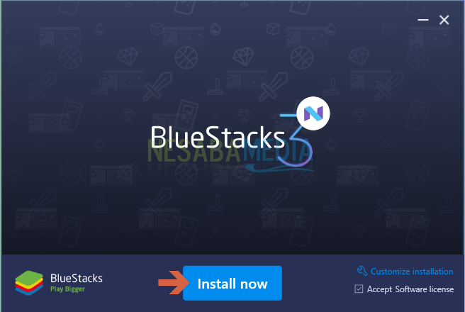 Install Now BlueStacks