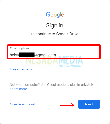 cara menggunakan google drive