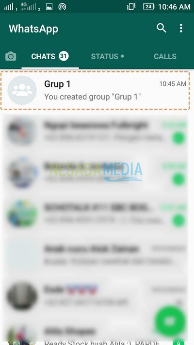 Membuat Grup di WhatsApp