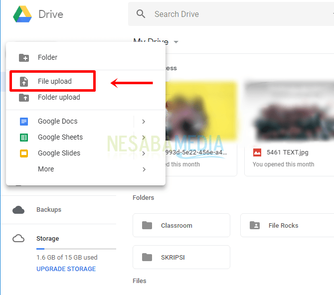 cara menggunakan google drive