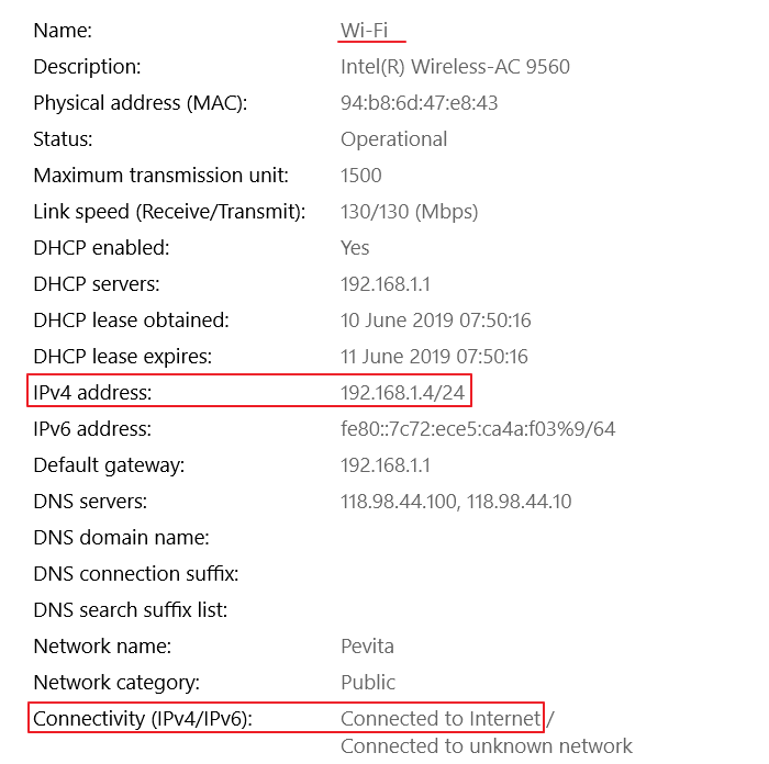 Melalui Network & Internet Settings 3